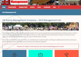 33rd Management Ltd Website Design