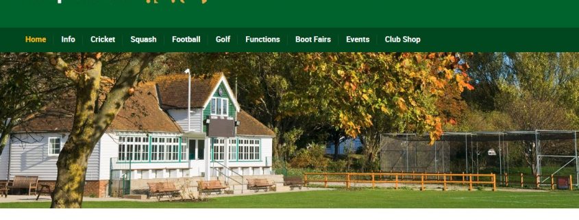 Hythe Cricket and Squash Club website